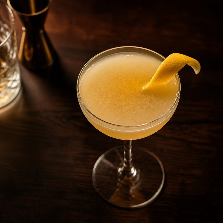 receta del cóctel Sunny Disposition cocktail
