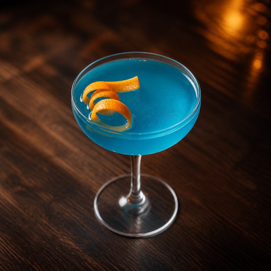 Swedish Blue Cocktail สูตรค็อกเทล