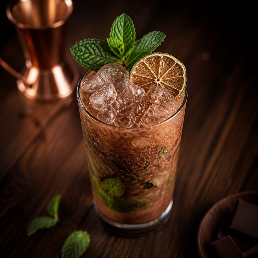 Tearful Chocolate Mojito cocktail opskrift