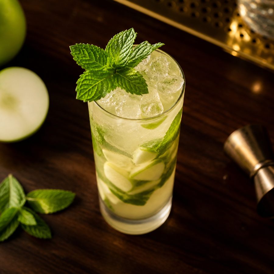 Temperance Apple Mojito (Non-alcoholic) สูตรค็อกเทล