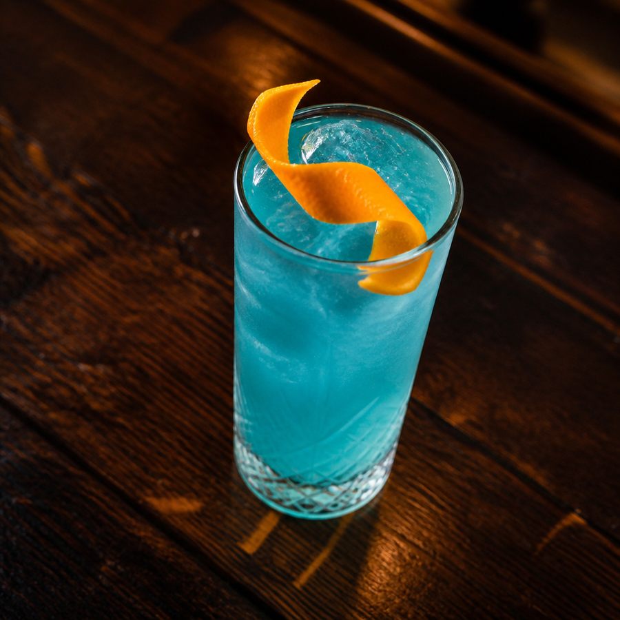 receta del cóctel Carribean Blue Sky de Timothy