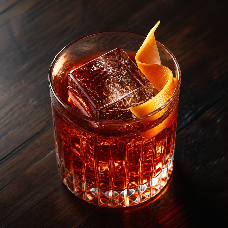 Toffee Negroni kokteilio receptas
