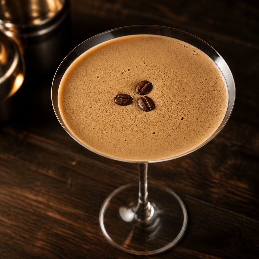 Vanilla Mocha Espresso Martini resep koktail