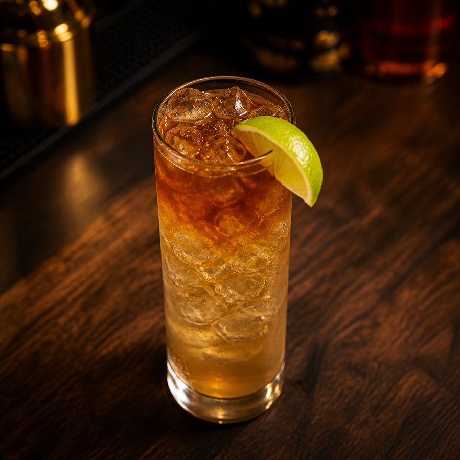 William's Dark 'N' Stormy (Difford's recipe) สูตรค็อกเทล