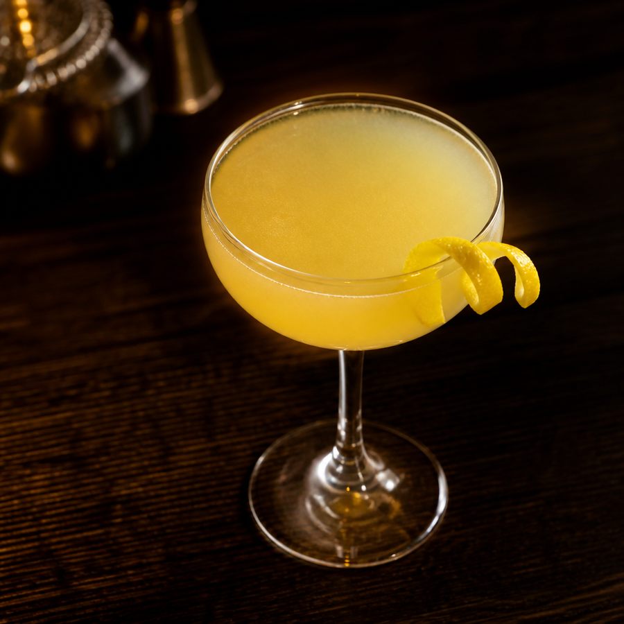receita do coquetel Yellow Jacket (Gin-based)